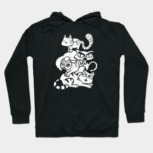 Stackof Evil Cats Hoodie